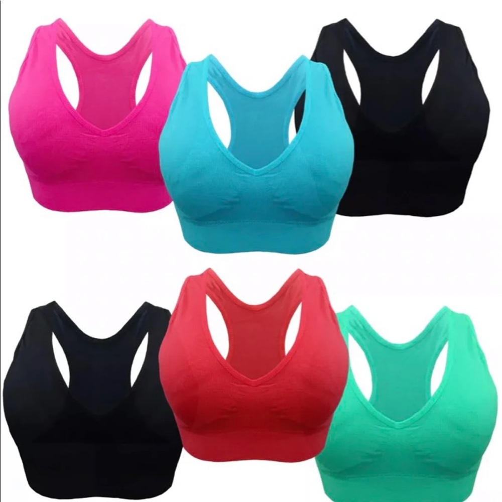 Racerback 6 Pack Bras